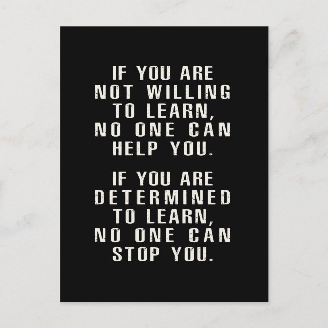 Carte Postale Citations motivationnelles, positives, dictons pos (Devant)