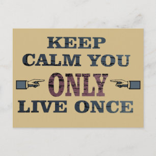 Carte Postale Citations motivationnelles sur les paroles de vie