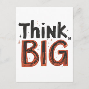 Carte Postale Citations pour voir grand