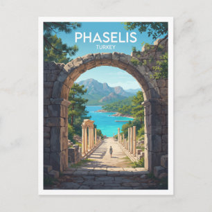 Carte Postale Cité antique de Phaselis Tekirova Turquie Cadeau