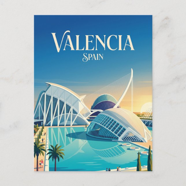 Carte Postale Cité des Arts et des Sciences Espagne (Devant)