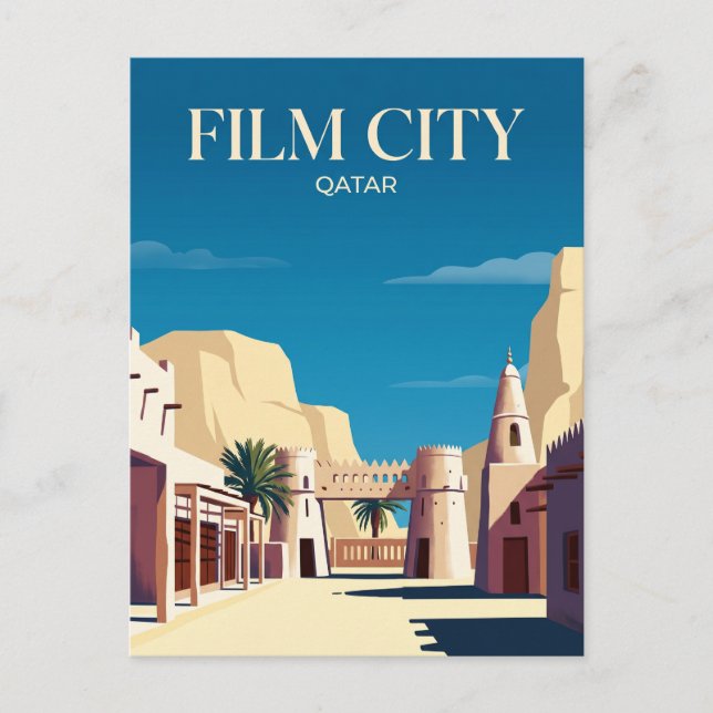 Carte Postale Cité du cinéma, Zekreet Qatar (Devant)