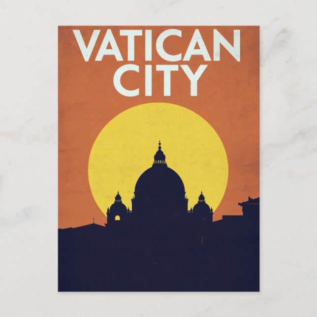 Carte Postale Cité du Vatican St-Pierre Rétro (Devant)