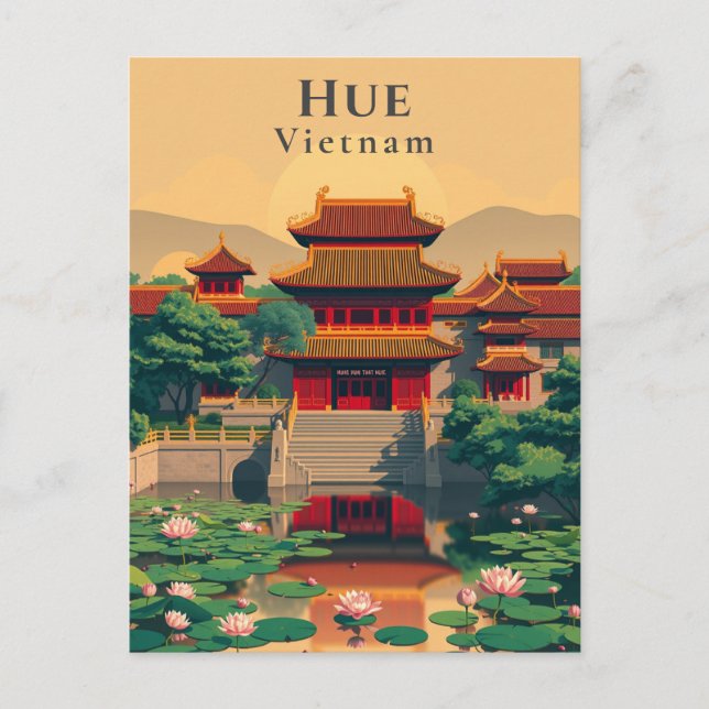 Carte Postale Cité impériale de Hue Vietnam (Devant)