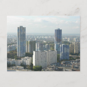 Carte Postale cité pablo à nanterre vue de la défense 20