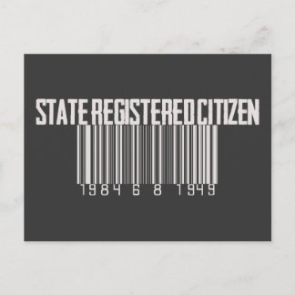 Carte Postale Citoyen enregistré de l'État