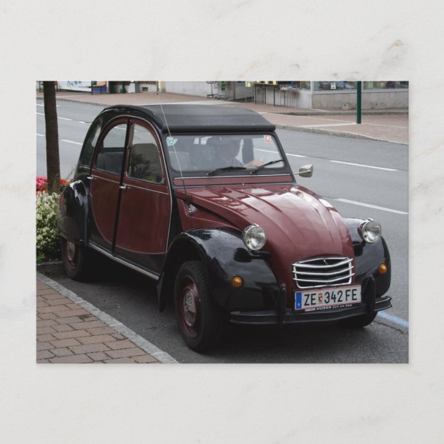 Carte Postale Citroën 2 CV (Devant)