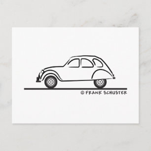 Carte Postale Citroen 2CV