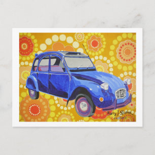 Carte Postale Citroen classique 2cv