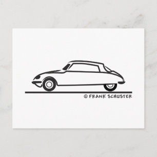 Carte Postale Citroën DS 21