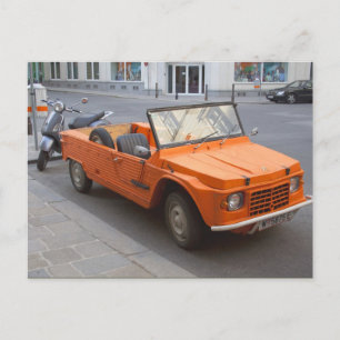 Carte Postale Citroën Méhari Orange