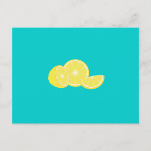 Carte Postale citron