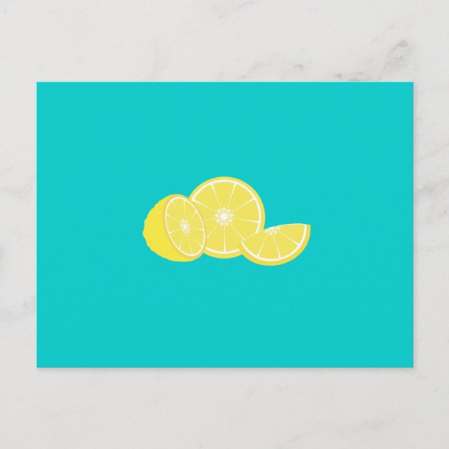 Carte Postale citron (Devant)