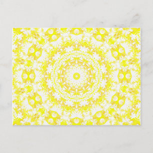 Carte Postale Citron meringue kaléidoscope