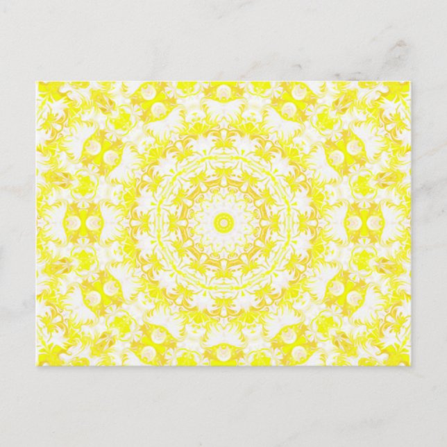 Carte Postale Citron meringue kaléidoscope (Devant)