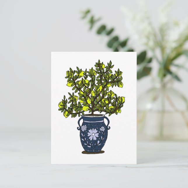 Carte Postale Citronnier (Debout devant)