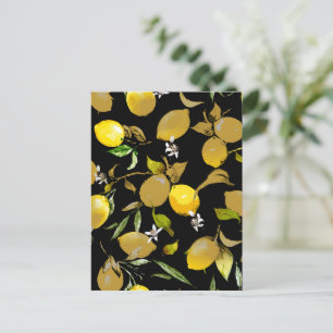 Carte Postale Citrons aquarelle 31
