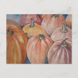 carte postale citrouille