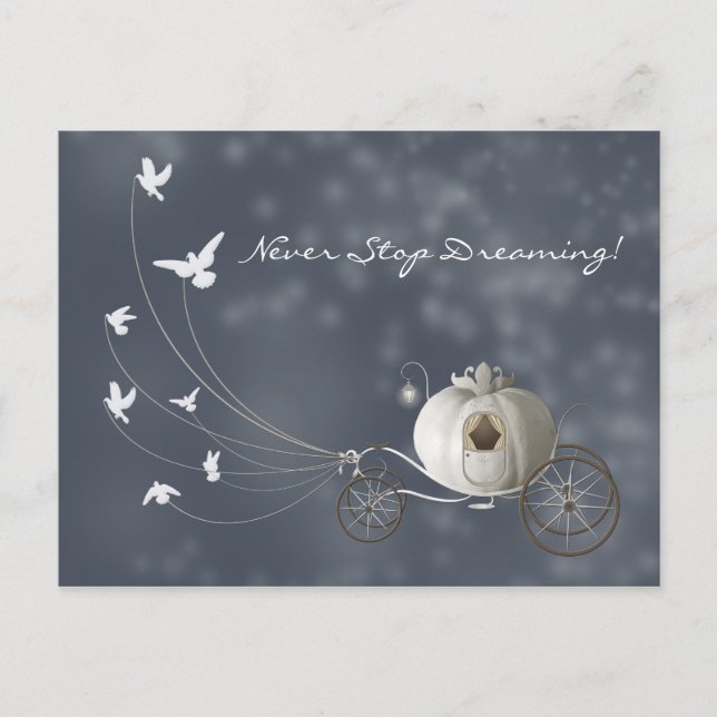 Carte Postale Citrouille Cendrillon (Devant)