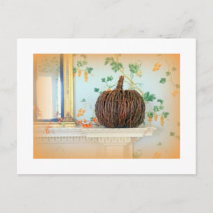 carte postale citrouille coloniale