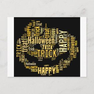 Carte Postale Citrouille Halloween