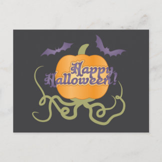 Carte Postale Citrouille heureux de Halloween