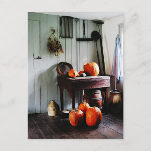 Carte Postale Citrouilles dans la cuisine