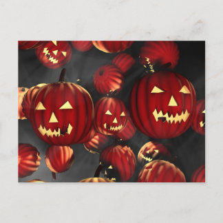 Carte Postale Citrouilles d'Halloween