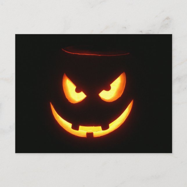 Carte Postale Citrouilles d'Halloween (Devant)