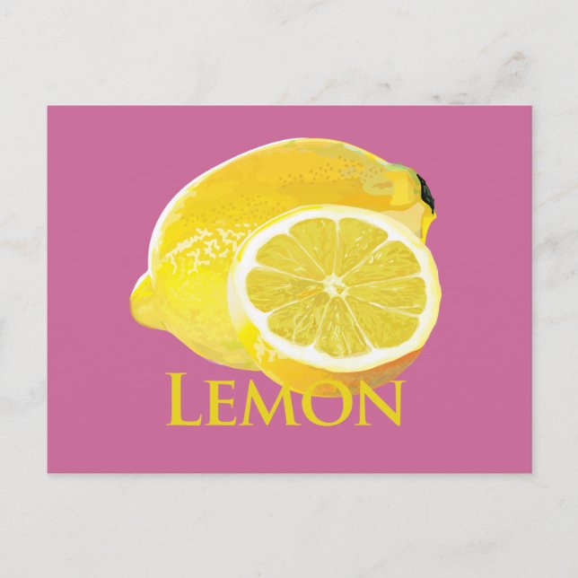 Carte Postale Citrus citron (Devant)