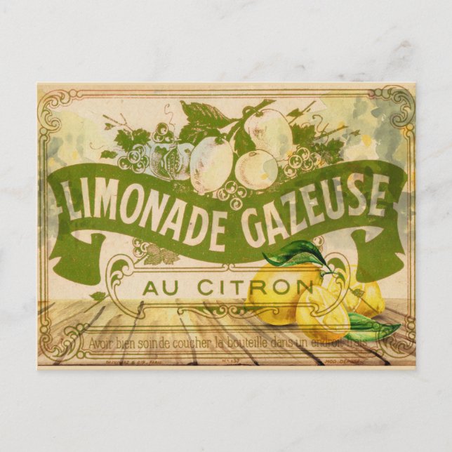 Carte Postale Citrus Citrus Été vintage (Devant)