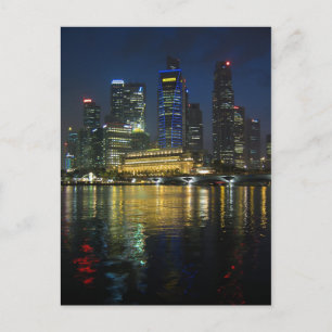 Carte postale City Skyline, Marina Bay, Singapour
