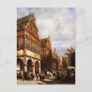 Carte Postale Cityhall Paderborn par Cornelis Springer