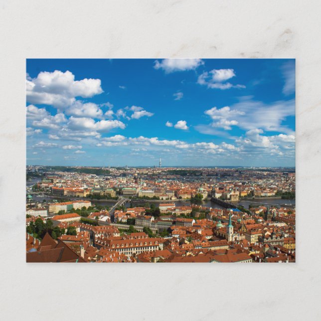 Carte Postale Cityscape à Prague (Devant)