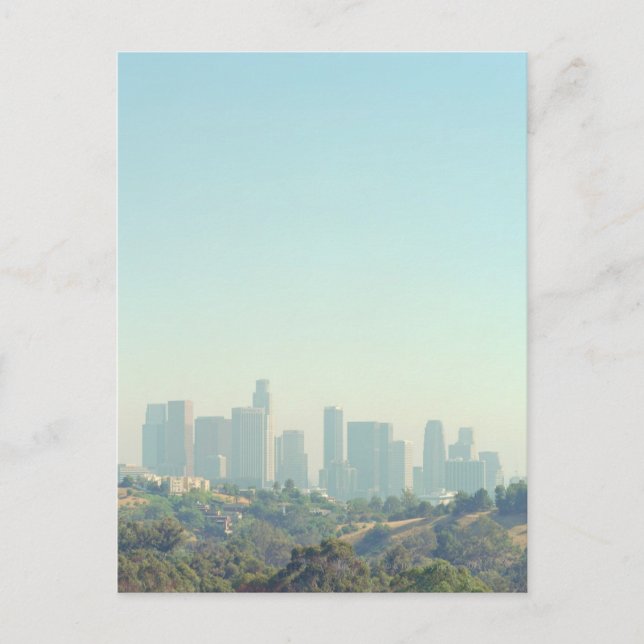 Carte Postale Cityscape de Los Angeles (Devant)