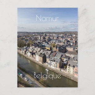 Carte Postale Cityscape de printemps Namur, Belgique
