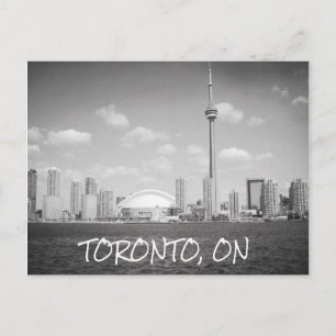 Carte Postale Cityscape Toronto Greyscale