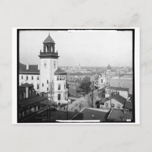 Carte Postale Cityscape View of Jacksonville, FL 1904 Vintage