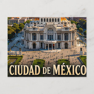Carte Postale Ciudad de la Paz Forêt tropicale et vision moderne