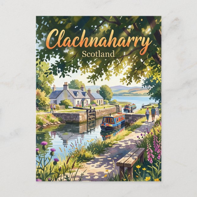 Carte Postale Clachnaharry Écosse (Devant)