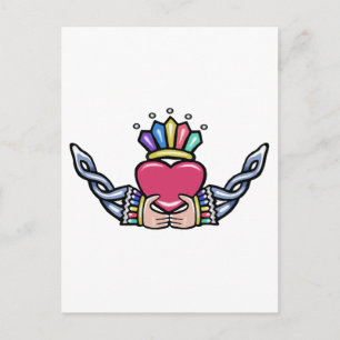 Carte Postale Claddagh #1B avec Trinité