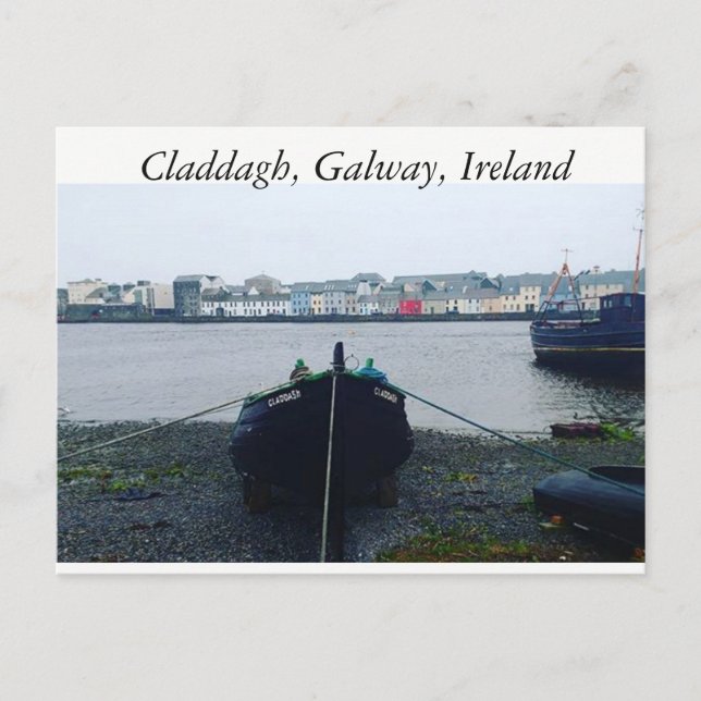 Carte Postale Claddagh, Galway, Irlande (Devant)