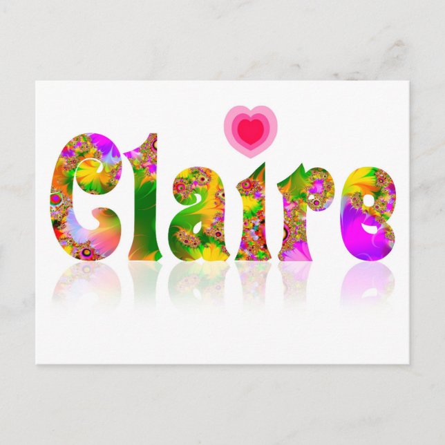 Carte Postale Claire (Devant)