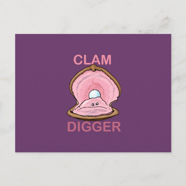 CARTE POSTALE CLAM DIGGER (Devant)