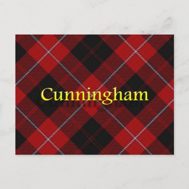 Carte Postale Clan Cunningham (Devant)