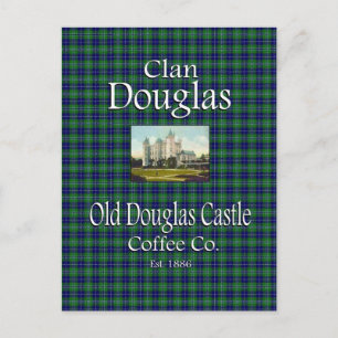 Carte Postale Clan Douglas Old Douglas Castle Coffee Co.