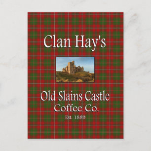 Carte Postale Clan Hay's Old Slains Castle Coffee Co.