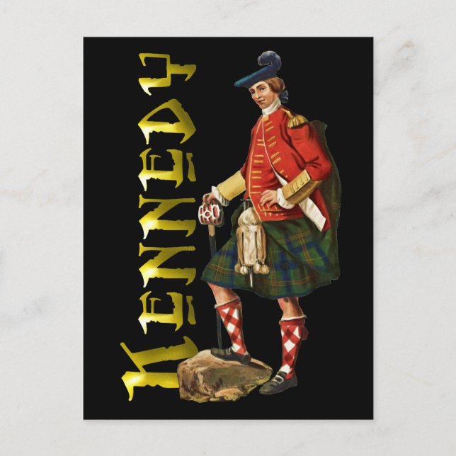 Carte Postale Clan Kennedy Highland Dream (Devant)