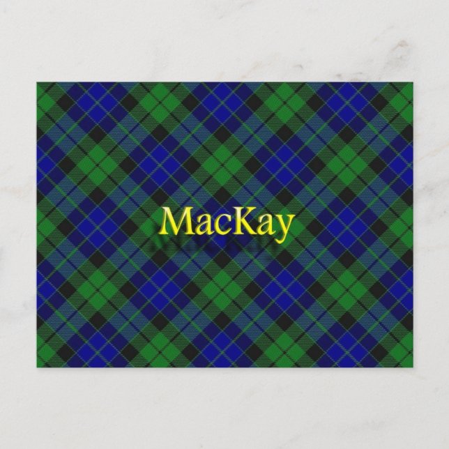 Carte Postale Clan MacKay écossais (Devant)
