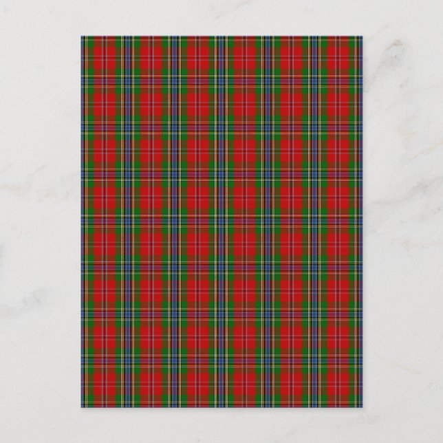 Carte Postale Clan MacLean De Duart Tartan (Devant)